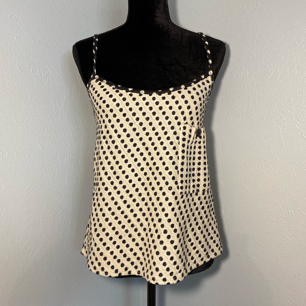 Ace & Jig Linen Polka Dot Tank Top/Cami